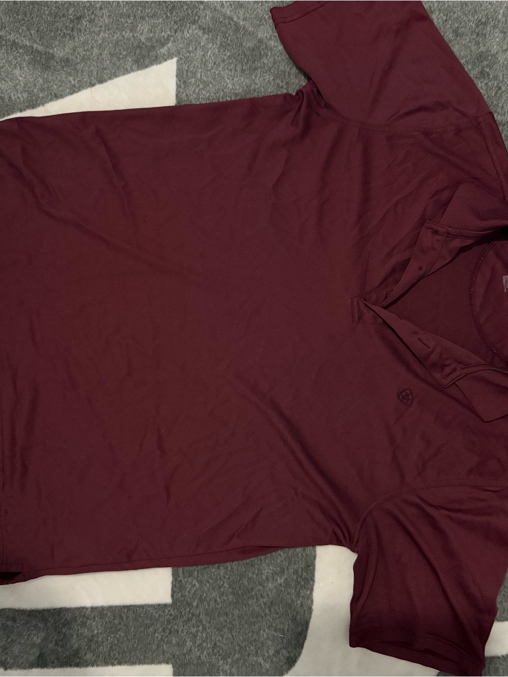 Ariat Men's Polo Shirt - Burgundy